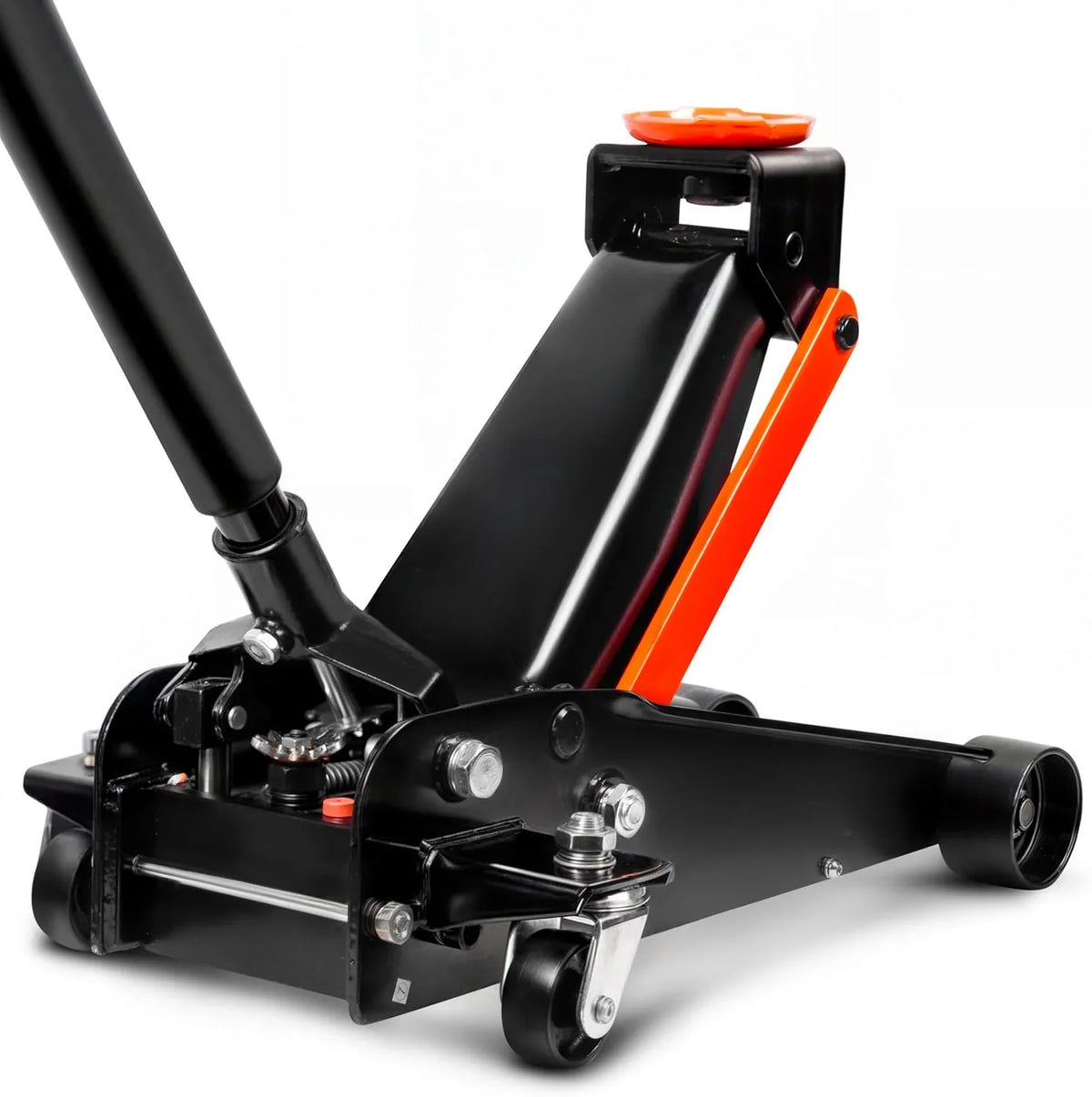 3 Ton Heavy Duty Hydraulic Floor Jack for Car (6600 lbs) with Single Piston Pump, Quick Lift, Lifting Range 5.5'' to 18.5