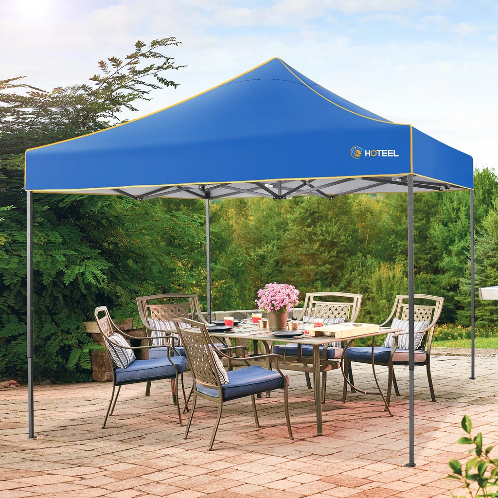 SANOPY 10'x10' Pop up Canopy Tent Anti-UV Waterproof Outdoor Gazebo Instant Party Wedding Backyard Canopy Tent Shade Shelter for Backyard, Patio, Parties,Khaki