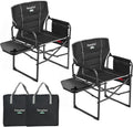 Oversized Directors Camping Chair for Adults with Side Table