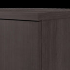 Universal Tall Narrow Storage Cabinet in Platinum Gray - Engineered Wood