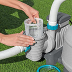 2,200 GPH Sand Filter Pump for Above Ground Pools, High Flow Swimming Pool Filtration System