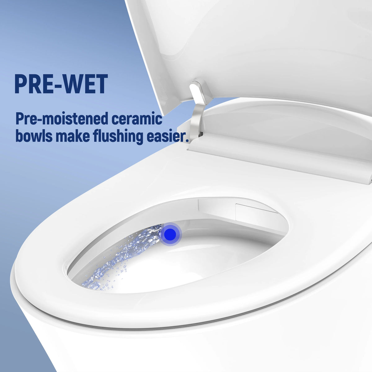 HOROW Tankless Toilet, Modern Smart Toilet without bidet, Self Cleaning One Piece Toilet with Warm Elongated Seat,Heated Toilet HR-T10SD