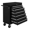 Pinypikaka 7 Drawer Rolling Tool Chest on Wheels, Lockable Tool Box, Removable Storage Case for Garage, Workshop and Craftsmen