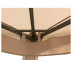 ABBA Patio 10x10 Gazebo Replacement Canopy - RipLock 500 - Beige