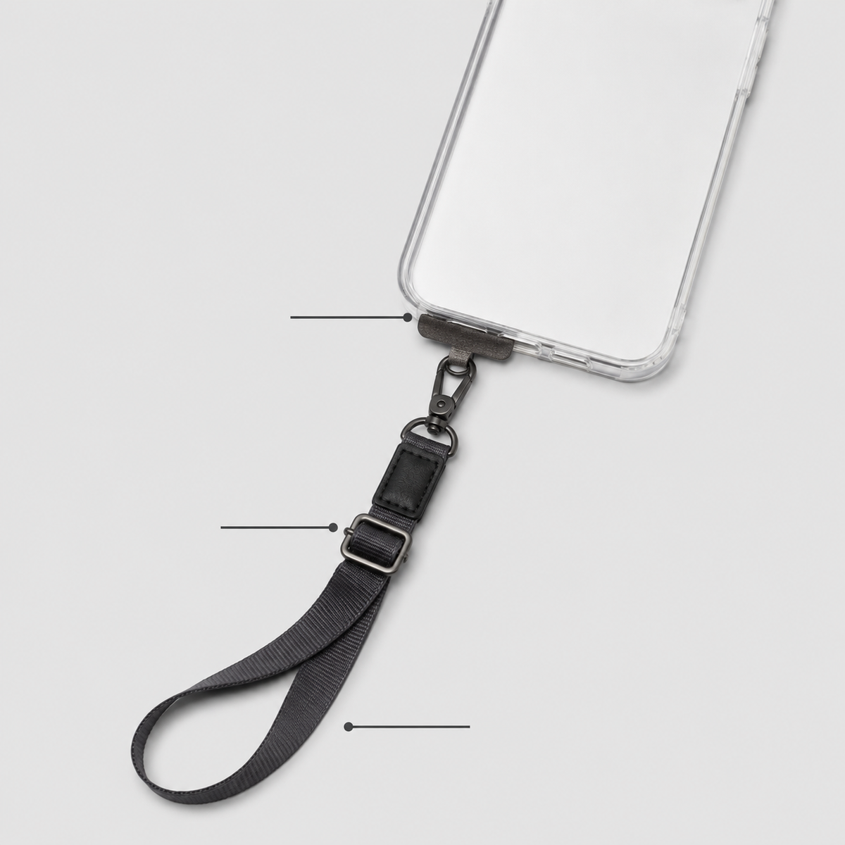 Slate Phone Wristlet