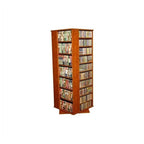 Revolving Media Tower Grande Walnut