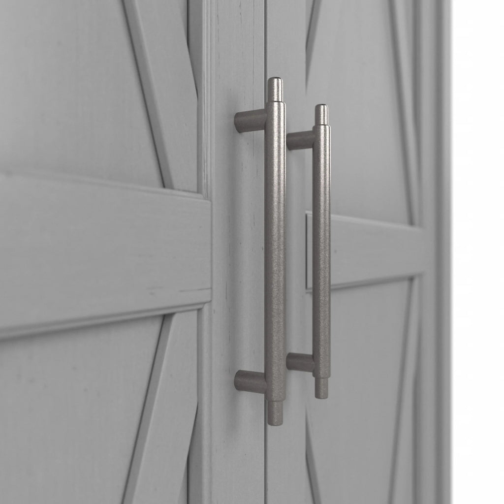 Key West Tall Storage Cabinet with Doors in Bing Cherry - Engineered Wood