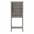 Bush Furniture Key West Over The Toilet Storage Cabinet in Driftwood Gray