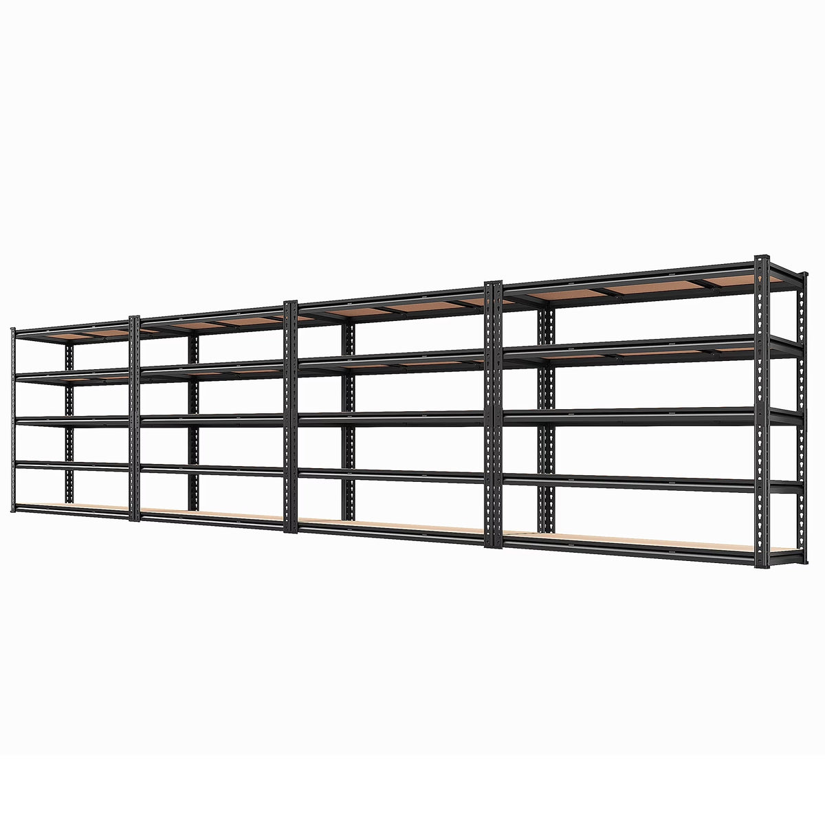 REIBII Adjustable Steel Heavy Duty Garage Storage Shelf,48"W x 24"D x 72"H,3020 LBS