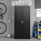 Callahan 36" Utility Storage Cabinet, Black