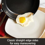 2 Piece Hard Anodized Nonstick Fry Pan Set, Durable Aluminum Skillet Cookware Set for Kitchen Cooking