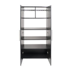 Prepac HangUps Large Storage Cabinet - Immaculate Light Gray 36" Cabinet with Storage Shelves and Doors; Ideal for Bin and General Storage Solutions