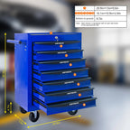 ARTMAN 20" 6-Drawer Tool Chest Cabinet with Ball Bearing Drawer Slides, Steel Tool Storage Box Organizer for Garage Workshop Repair Shop