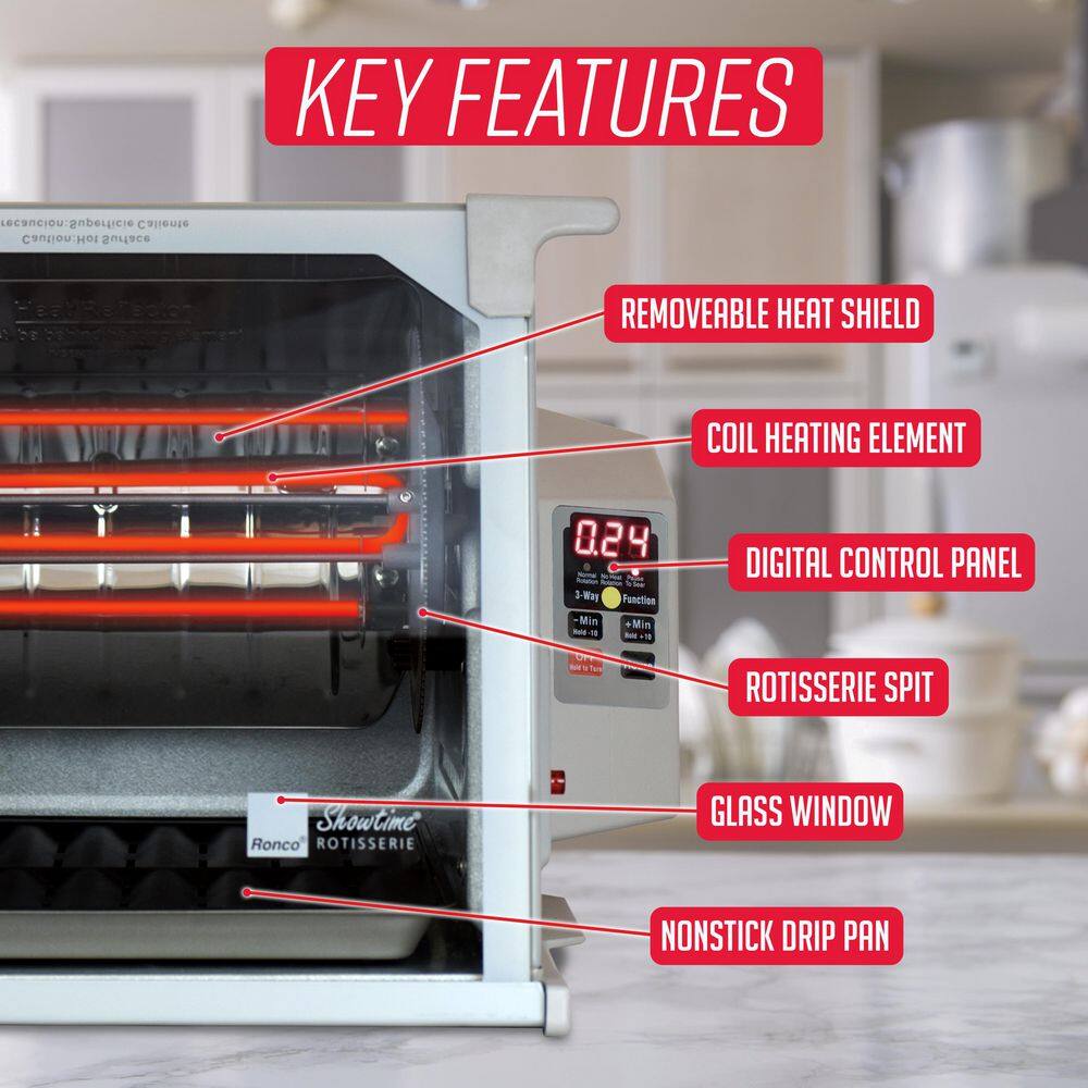 Digital Platinum Countertop Rotisserie Oven ST5000PLAT