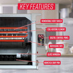 Digital Platinum Countertop Rotisserie Oven ST5000PLAT