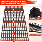 REIBII 55" W Wire Shelving Garage Shelves Heavy Duty 3000lbs Adjustable 5-Tier Storage Rack