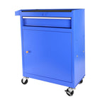DUOSONG 5-Drawer Rolling Tool Chest, High Capacity Tool Storage Cabinet W/Lockable Wheels, Adjustable Shelf & Anti-Slip Liner, Detachable Tool Box Organizer, Rolling Tool Cabinet Blue Steel Tools &