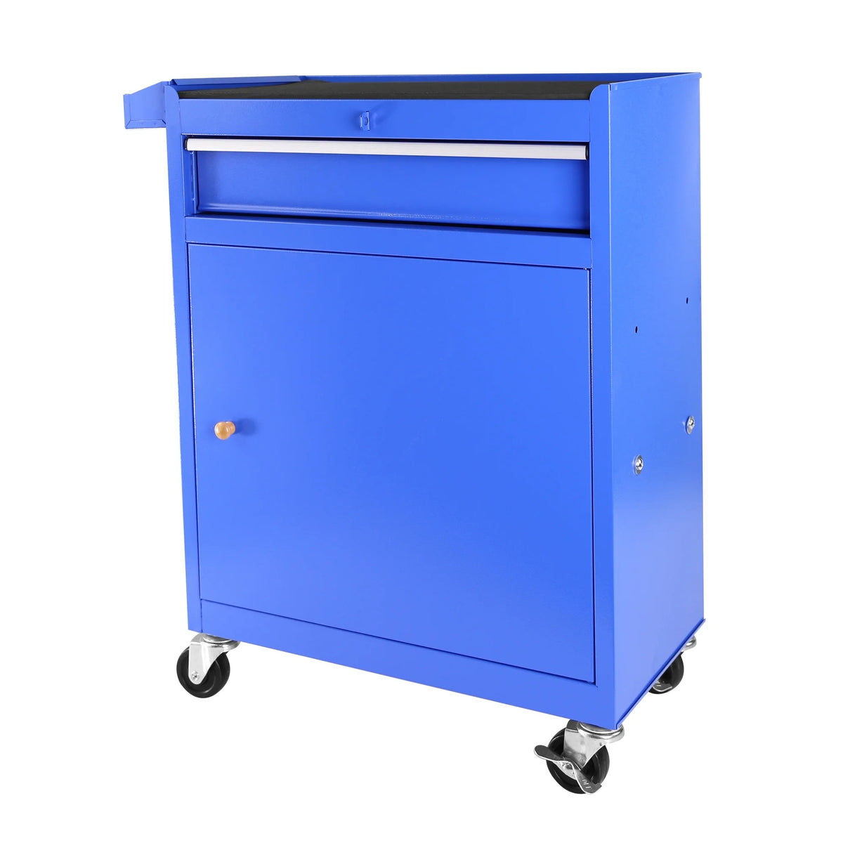 DUOSONG 5-Drawer Rolling Tool Chest, High Capacity Tool Storage Cabinet W/Lockable Wheels, Adjustable Shelf & Anti-Slip Liner, Detachable Tool Box Organizer, Rolling Tool Cabinet Blue Steel Tools &