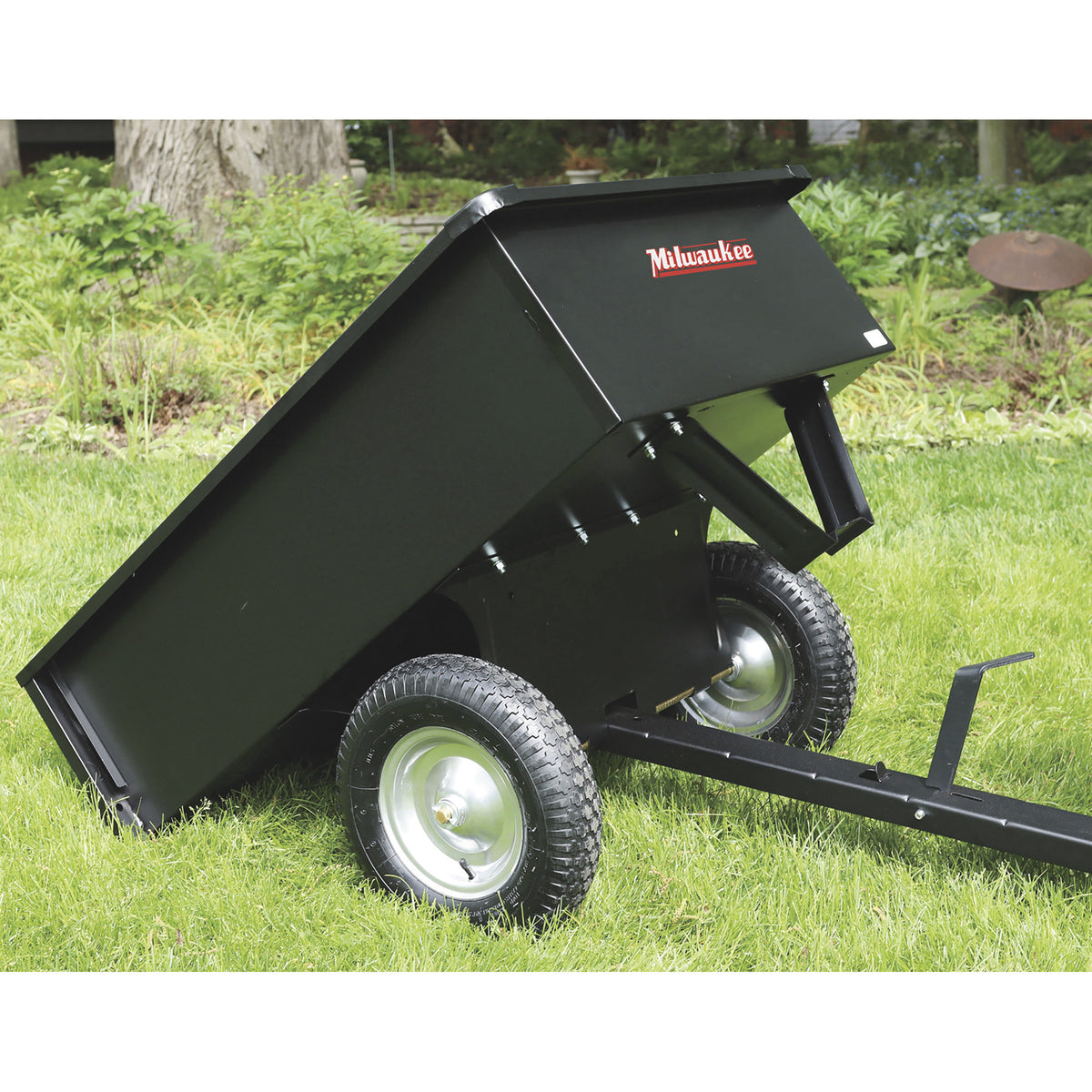 10 cu ft Steel Trailer Dump Cart