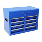 DUOSONG 5-Drawer Rolling Tool Chest, High Capacity Tool Storage Cabinet W/Lockable Wheels, Adjustable Shelf & Anti-Slip Liner, Detachable Tool Box Organizer, Rolling Tool Cabinet Blue Steel Tools &