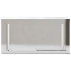 vidaXL Kitchen Wall Cabinet with Shelf Storage Restaurant Stainless Steel