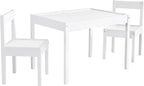 Hunter 3 Piece Kiddy Table and Chair Set, White