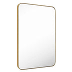 Metal Venetian Wall Mounted Mirror, Decorative Vintage Style Hanging Mirror for Living Room, Bedroom and Entryway