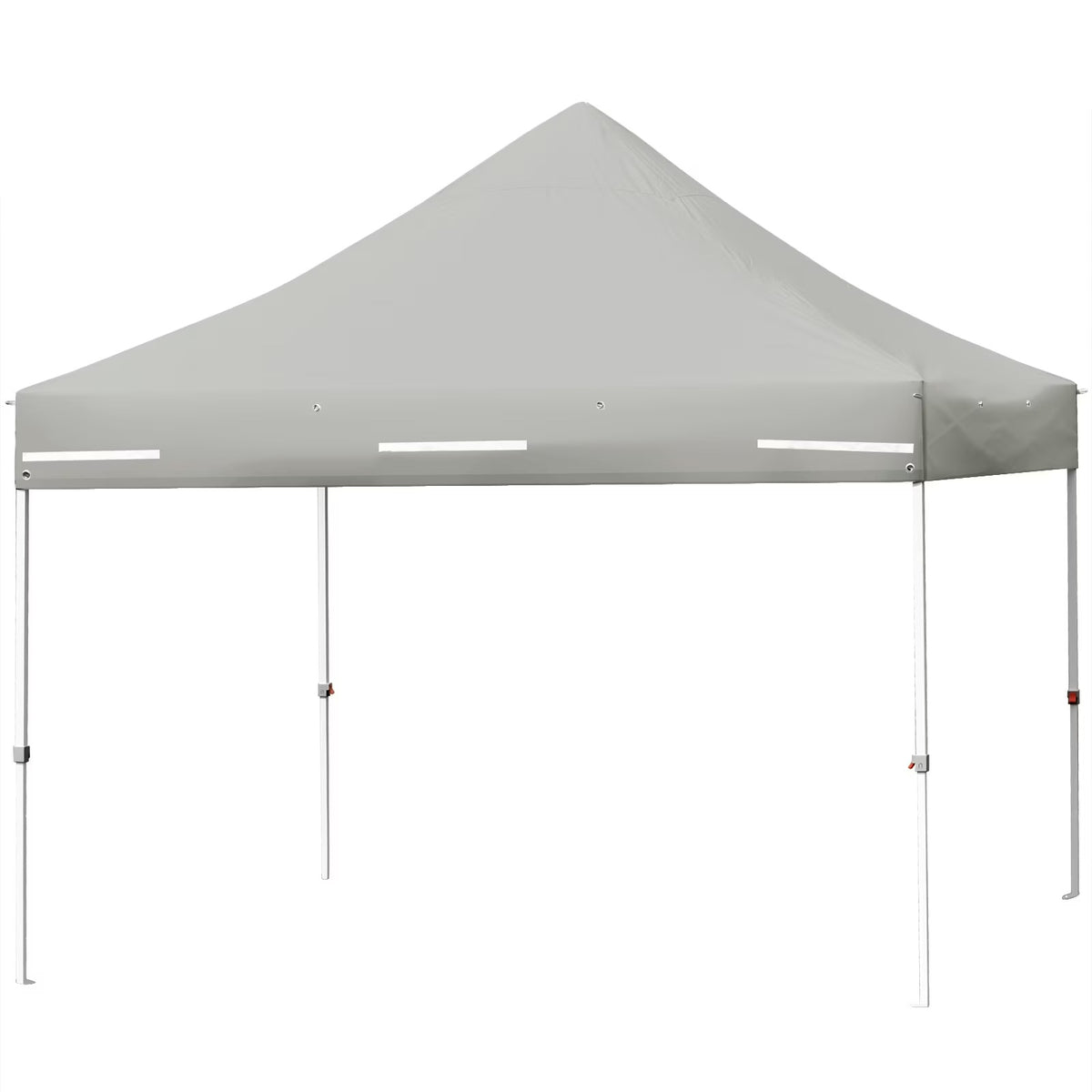 Patiojoy 10x10ft Pop up Tent, 4 Height Adjustment Folding Camping Tent with Awning Blue