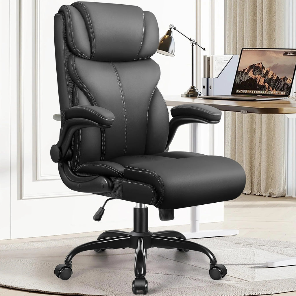 Ergonomic Big and Tall Executive Office Chair, High Back Computer Desk Chair for Home Office and Workspace