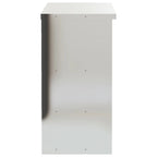 vidaXL Kitchen Wall Cabinet with Shelf Storage Restaurant Stainless Steel