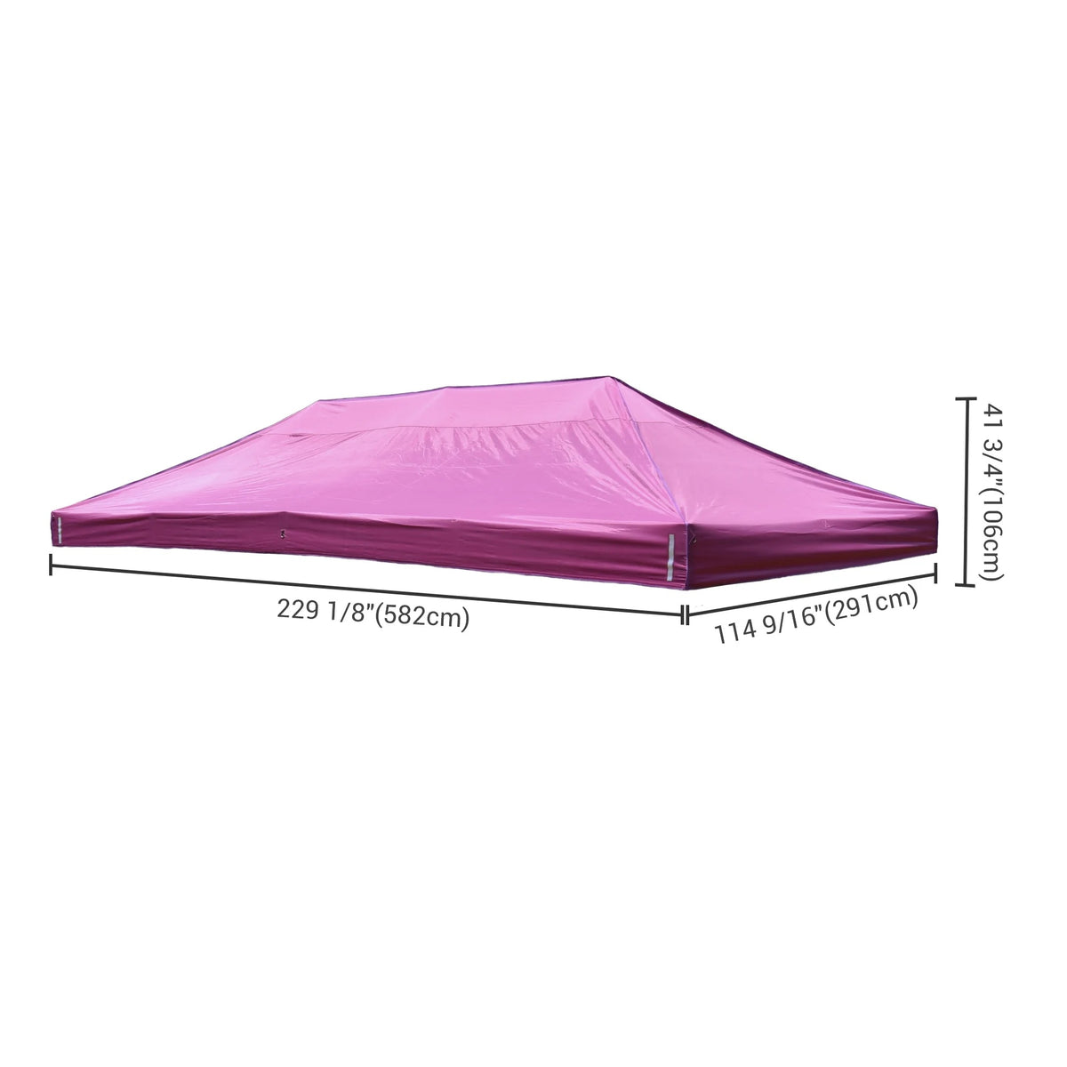 InstaHibit 10x20Ft Replacement Pop up Canopy Top Sunshade Cover Outdoor Patio