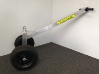 Aquacart USA Built-Extreme Heavy Duty- Trailer Dolly- Strong Square Aluminum and Stainless Steel- Helps Move Boat ATV Utility Camper Trailers with Ease