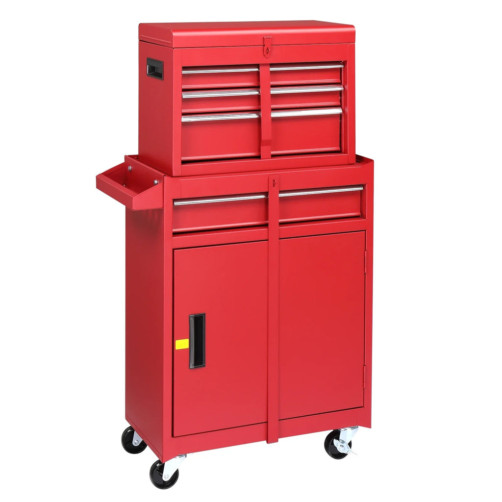 Zimtown Rolling Tool Chest, 4-Drawer Tool Box Organizer, Tool Storage Cabinet