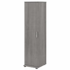 Universal Tall Narrow Storage Cabinet in Platinum Gray - Engineered Wood