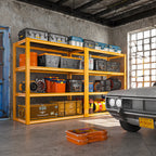 REIBII 2200LBS Garage Shelving Units Heavy Duty  Adjustable Metal Shelving 4 Tier Storage Shelves,39.4" W x 19.7" D x 59.9H