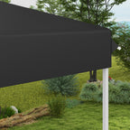 Outsunny 13' x 13' Pop Up Canopy Tent, Instant Sun Shelter, Tents for Parties, Height Adjustable for Outdoor, Garden, Patio, Parties, White