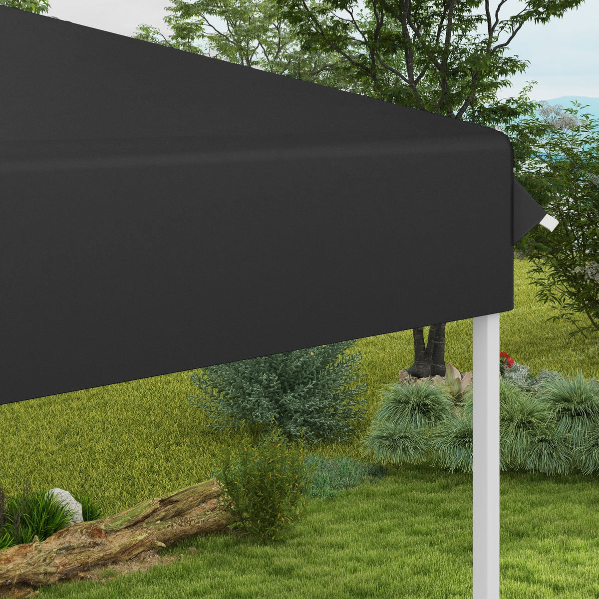 Outsunny 13' x 13' Pop Up Canopy Tent, Instant Sun Shelter, Tents for Parties, Height Adjustable for Outdoor, Garden, Patio, Parties, White
