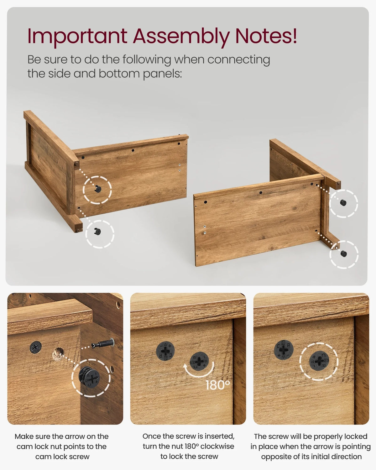 Buffet Cabinet Sideboard Storage Cabinet with Adjustable Shelves for Living Room Rustic Walnut