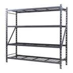 Stronghold Garage Gear by Shin Crest Steel 4-Tier Storage Rack  72"H x 24"D x 77"W, 1000lb per shelf