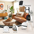 Arched Full Length Wood Floor Mirror, Full Body Standing and Wall Mounted Mirror for Bedroom, Living Room and Home Decor