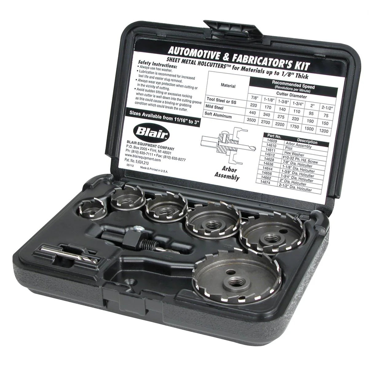 Blair 14006 Holcutte Kit