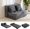 Convertible Sofa Bed, Fold Out Sofa Couch with Pillow for Adults