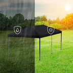 Telyswee 10'x20' Pop Up Canopy, Waterproof & UV Resistant Commercial Instant Canopy Tent Outdoor Events Instant Shelter for Farmer Market, Party, Event, Patio