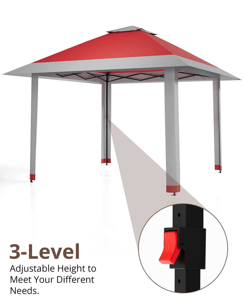 Accreate 13' X 13' Outdoor Patio Gazebo,Outdoor Canopy Tent with Mosquito Netting,Backyard Tent for Party, Wedding, Outdoor Dining, Patio, Backyard