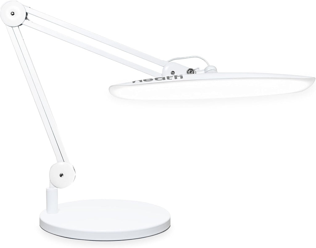 LED Desk Lamp, 2200 Lumens, 24W, 20-Inch Wide Head (White)