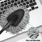 Multi-Functional Microfiber Car Duster Interior & Exterior Dash Dust Cleaner, Cleaning Detail Brush Dusting Washing Tool Kit for Car Home Kitchen Computer California Cleaning Products