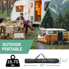 UBesGoo 12 x 12 Ez Pop Up Gazebo Canopy Tent with Mosquito Netting for Patio, Camping and Picnic Includes Carry Bag