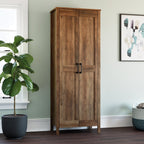 Sauder Two-Door Storage Cabinet, White Finish