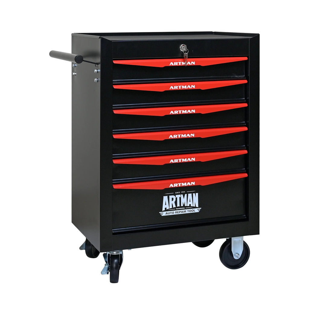 ARTMAN  20" 5-Drawer Rolling Metal Tool Chest Cabinet,Steel Tool Storage Box Organizer for Garage Workshop Warehouse