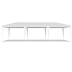 10'x30' Canopy Tent, Canopy Party Tent with 8 Removable Sidewalls,Waterproof Gazebo Tent for Patio/Outdoor/Wedding Parties and Events, White